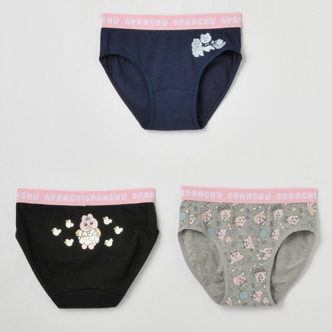 レディースショーツ 3枚組（おぱんちゅうさぎ）