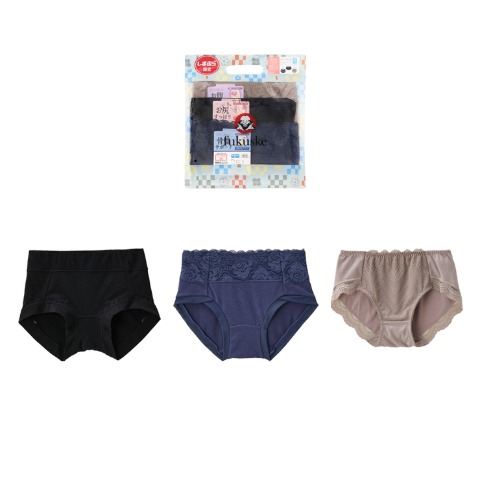 レディース　ハッピーバッグ　ショーツ3点セット（デイリー満足）