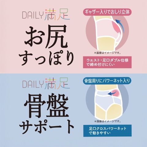 レディース　ハッピーバッグ　ショーツ3点セット（デイリー満足）