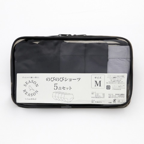 レディース　ショーツ5枚組（SEASON REASON）