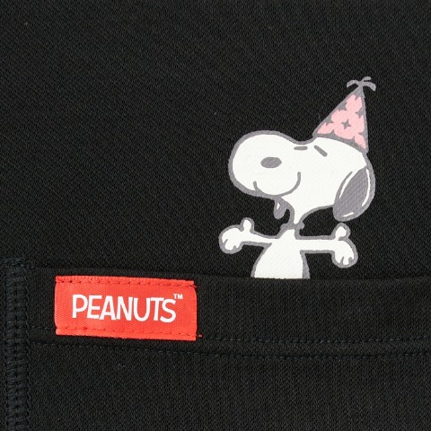 レディース　ポケット付き腹巻（FIBER HEAT プレミアム・PEANUTS）