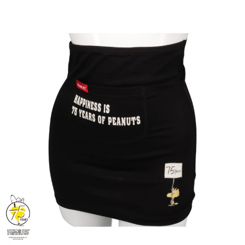 レディース　ポケット付き腹巻（FIBER HEAT プレミアム・PEANUTS）