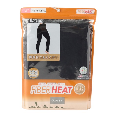 レディース　くるぶし丈ボトム(FIBER HEAT COTTON)