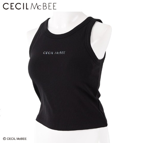レディース　カップ付タンクトップインナー（ショート丈・CECIL McBEE）