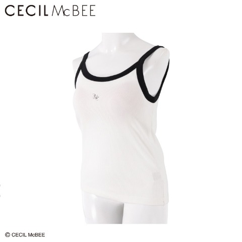 レディース　カップ付キャミソールインナー（ショート丈・CECIL McBEE）