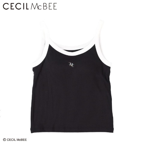 レディース　カップ付キャミソールインナー（ショート丈・CECIL McBEE）