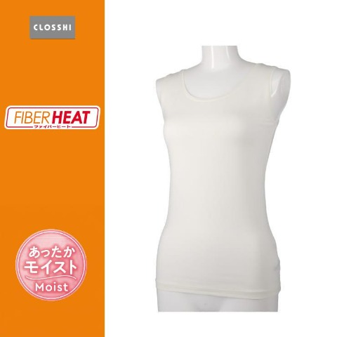 レディース FIBER HEAT MOIST タンクトップ（S～LL・CLOSSHI）