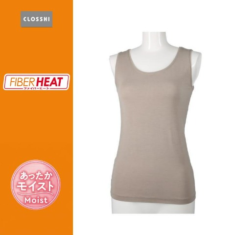 レディース FIBER HEAT MOIST タンクトップ（S～LL・CLOSSHI）