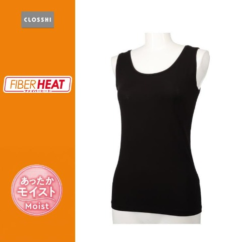 レディース FIBER HEAT MOIST タンクトップ（3L～5L・CLOSSHI）