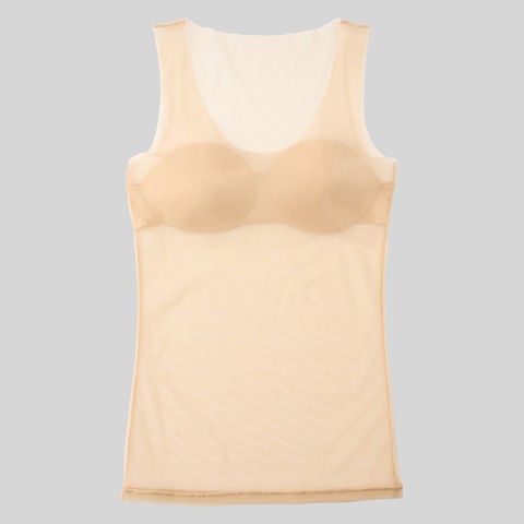 レディース　カップ付きタンクトップ（SKIN TONE INNER）