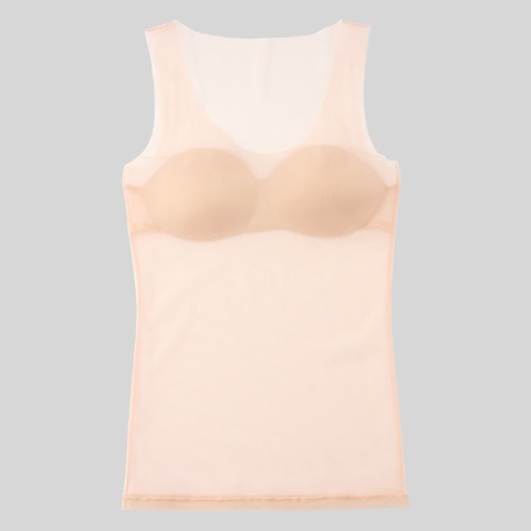 レディース　カップ付きタンクトップ（SKIN TONE INNER）