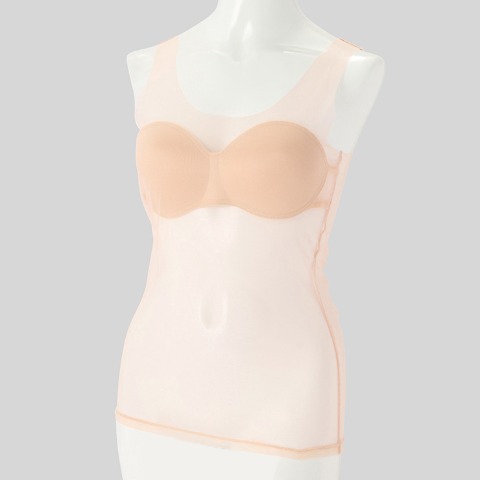 レディース　カップ付きタンクトップ（SKIN TONE INNER）