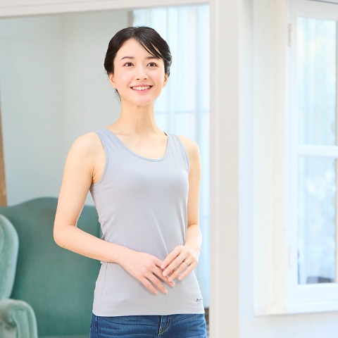 レディース　カップ付きインナー（活き活きラボ×ファイテン）