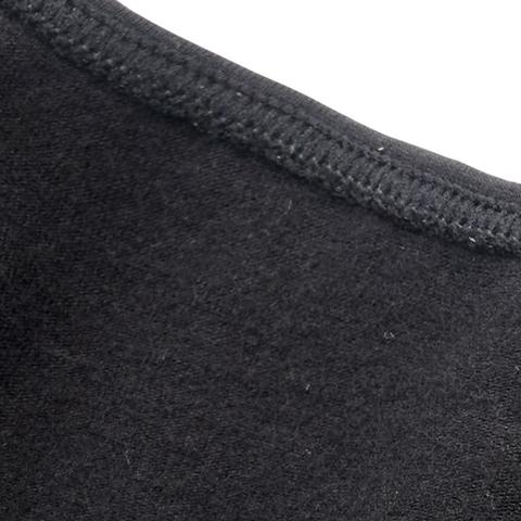 レディース　ラウンドネック3分袖インナー(FIBER HEAT COTTON)