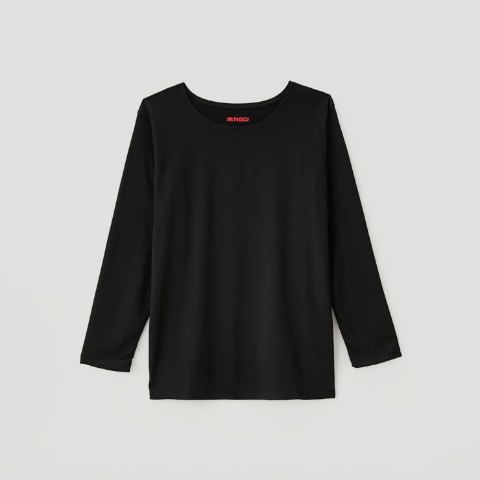 レディース　ホカロン　ハッピーバッグ　クルーネック長袖インナー　4枚組