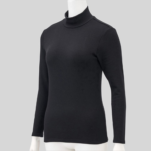 レディース　ハイネック長袖インナー（FIBER HEAT SUPER PREMIUM）