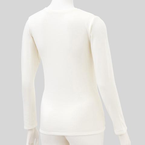 レディース　クルーネック長袖インナー（FIBER HEAT SUPER PREMIUM）