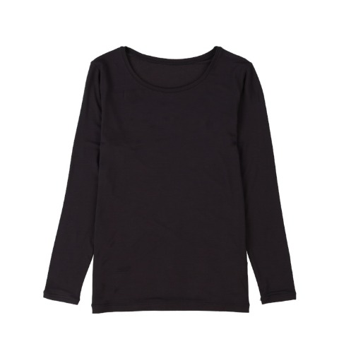 レディース FIBER HEAT MOIST クルーネック長袖（3L～5L・CLOSSHI）