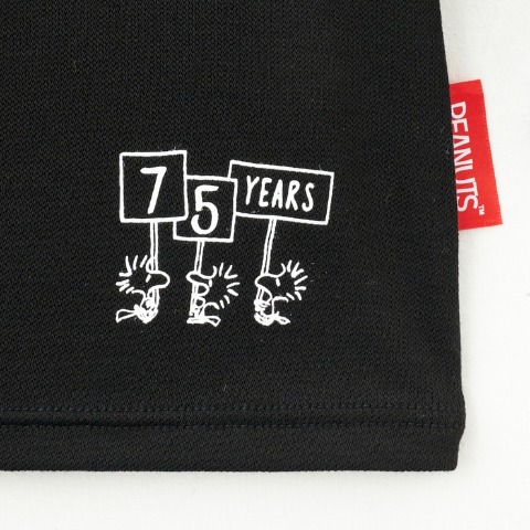 レディース　ラウンドネック8分袖（FIBER HEAT プレミアム・PEANUTS）