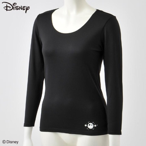 レディース　8分袖インナー（ナイトメアー・ビフォア・クリスマス）