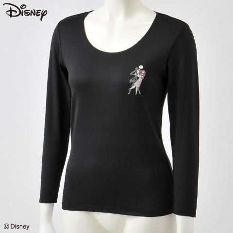 レディース　8分袖インナー（ナイトメアー・ビフォア・クリスマス）