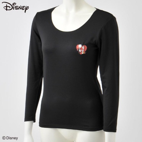 レディース　8分袖インナー（ナイトメアー・ビフォア・クリスマス）