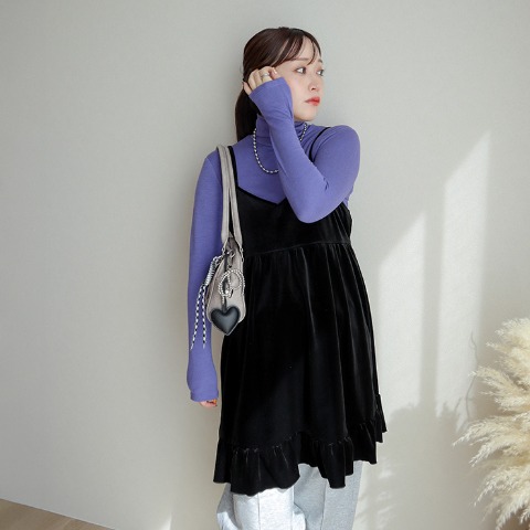 レディース タートルネック長袖（terawear emu×FIBER HEAT）