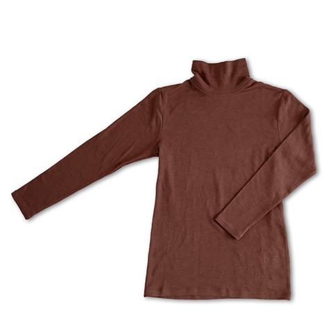 レディース タートルネック長袖（terawear emu×FIBER HEAT）