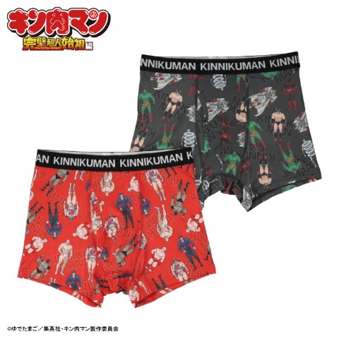 メンズ　2枚組ボクサーブリーフ（キン肉マン）