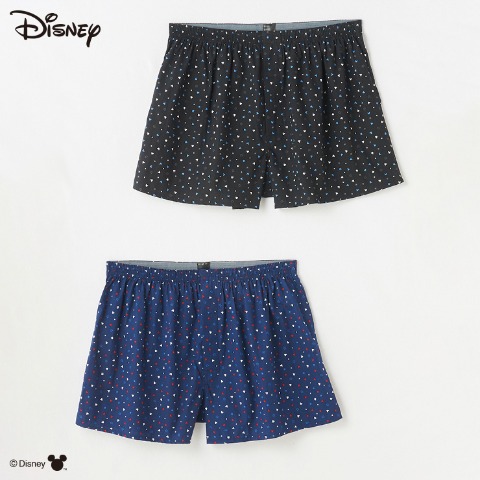 メンズ　2枚組トランクス（3L～5L・Disney）