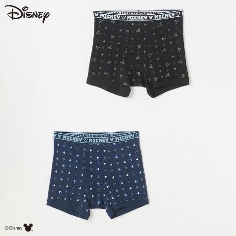 メンズ　2枚組ボクサーブリーフ（3L～5L・Disney）