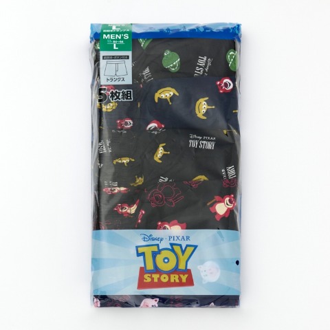 メンズ  5枚組ボクサーブリーフ（トイ・ストーリー）