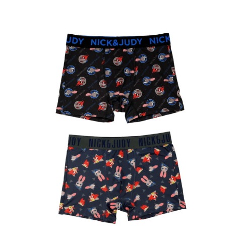 メンズ　2枚組 ボクサーブリーフ（ズートピア）