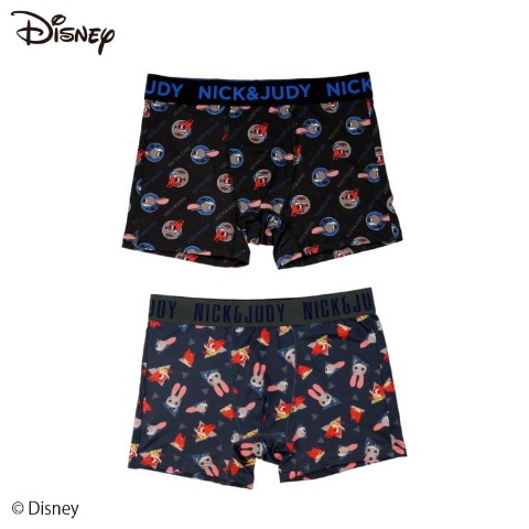 メンズ　2枚組 ボクサーブリーフ（ズートピア）