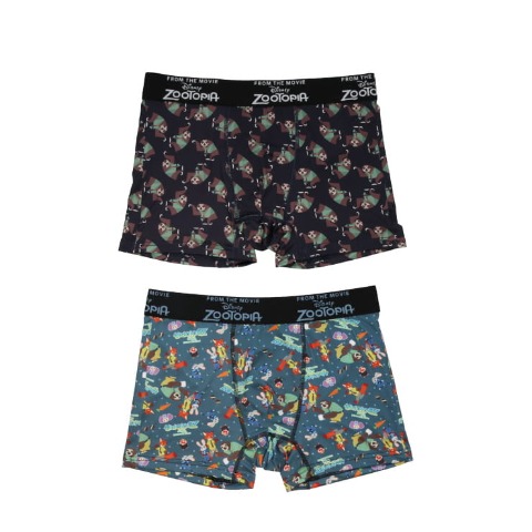 メンズ　2枚組 ボクサーブリーフ（ズートピア）
