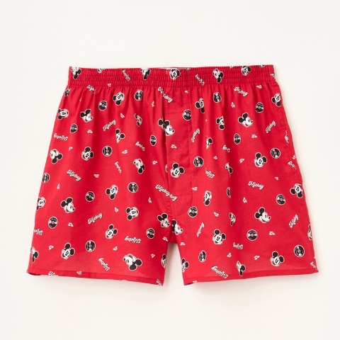 メンズ　5枚組トランクス（ミッキーマウス）