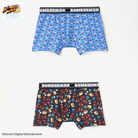 メンズ　2枚組ボクサーブリーフ（ボンバーマン）