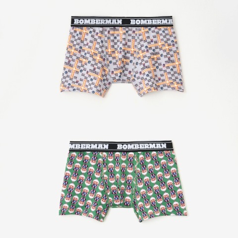 メンズ　2枚組ボクサーブリーフ（ボンバーマン）