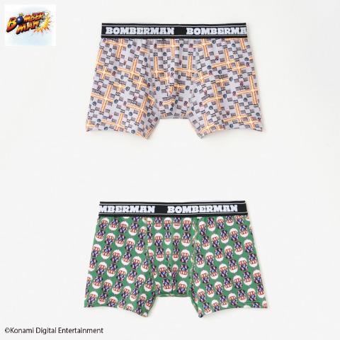 メンズ　2枚組ボクサーブリーフ（ボンバーマン）