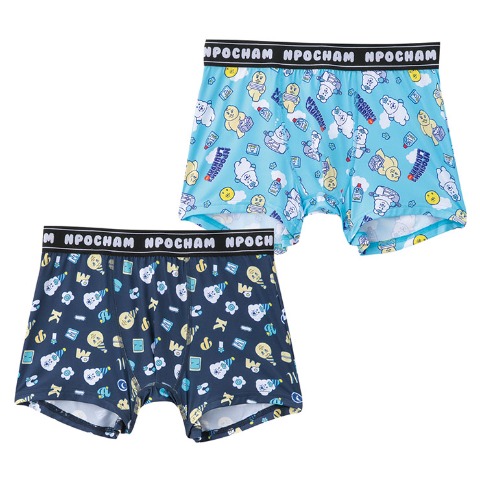 メンズ ボクサーパンツ 2枚組（んぽちゃむ）