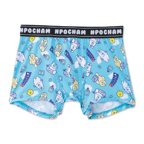 メンズ ボクサーパンツ 2枚組（んぽちゃむ）