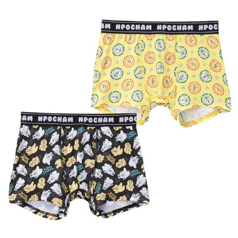 メンズ ボクサーパンツ 2枚組（んぽちゃむ）