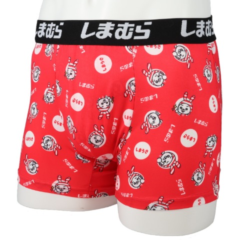 メンズ　2枚組ボクサーブリーフ（しまうさ）