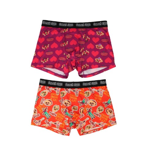 メンズ　2枚組ボクサーブリーフ（The World of GOLDEN EGGS）