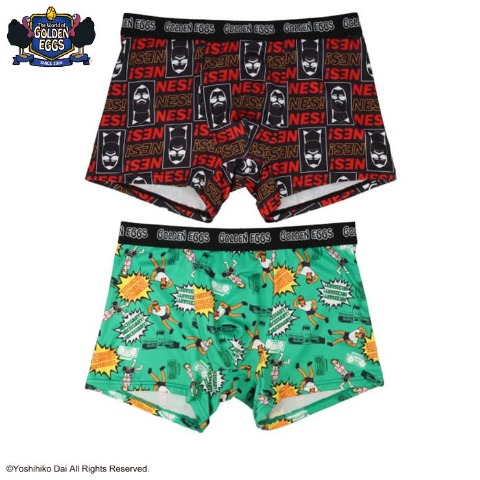 メンズ　2枚組ボクサーブリーフ（The World of GOLDEN EGGS）