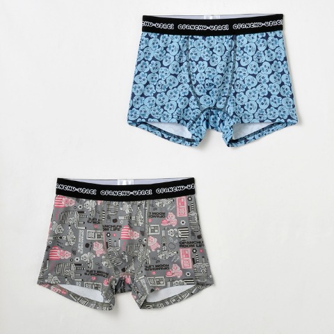 メンズボクサー 2枚組（おぱんちゅうさぎ）
