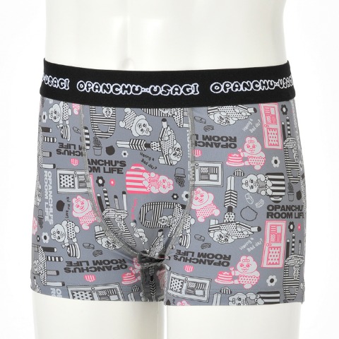 メンズボクサー 2枚組（おぱんちゅうさぎ）