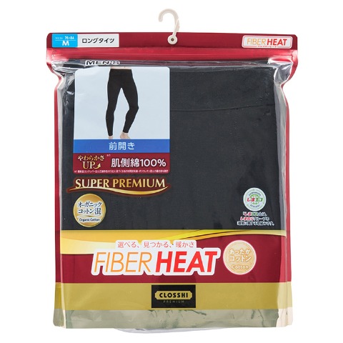 メンズ　タイツ（FIBER HEAT SUPER PREMIUM あったかコットン）