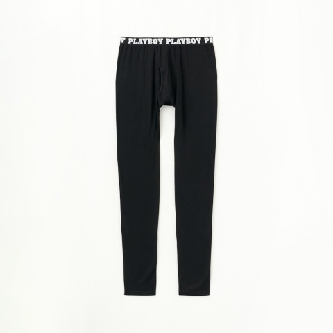 メンズ　ロングタイツ（FIBER HEAT・PLAYBOYコラボ）