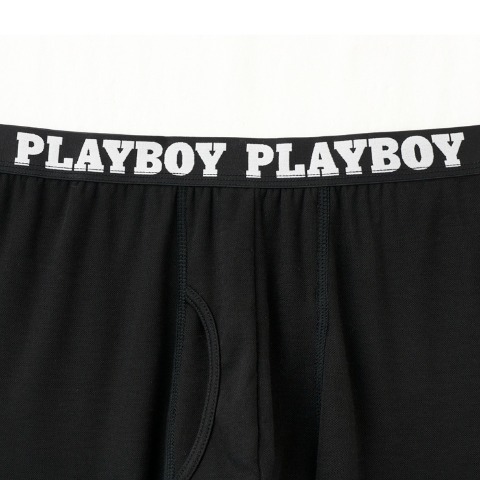 メンズ　ロングタイツ（FIBER HEAT・PLAYBOYコラボ）